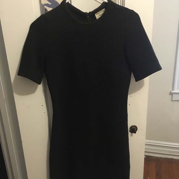 Wilfred Black mini stretchy/ribbed dress - Picture 2 of 3